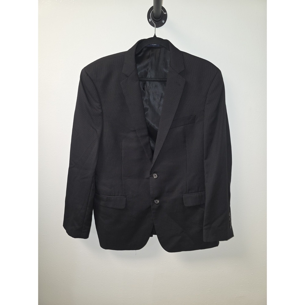 Ralph Lauren Pinstripe 2 Button Wool Blend‎ Blazer Sports Coat Jacket